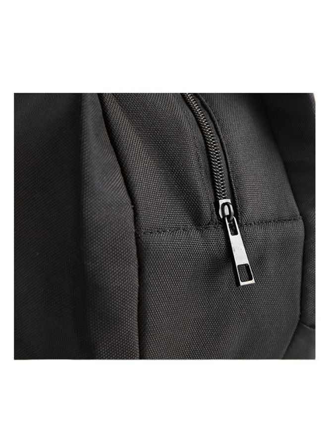 سيثيريا حقيبة غداء قماشية معزولة مصنوعة من القطن باللون الأسود مقاس 23 × 18 × 15 سم - Image 4